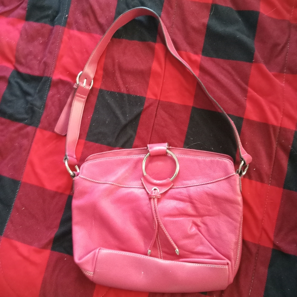 Pink handbag